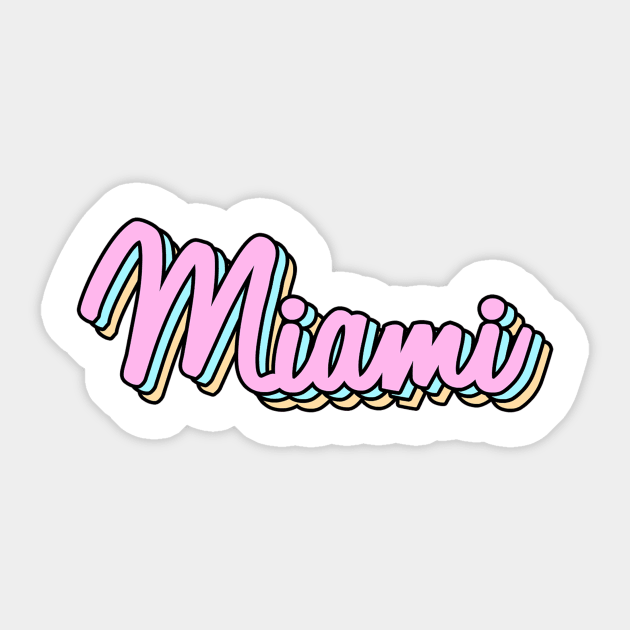 Miami Sticker by lolosenese